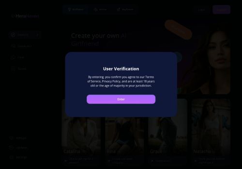 HeraHaven | AI Girlfriend App | Chat & Pictures