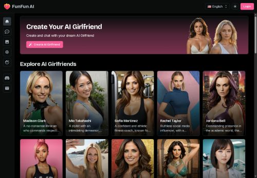 FunFun AI: AI Girlfriend | Chat & Get Pics